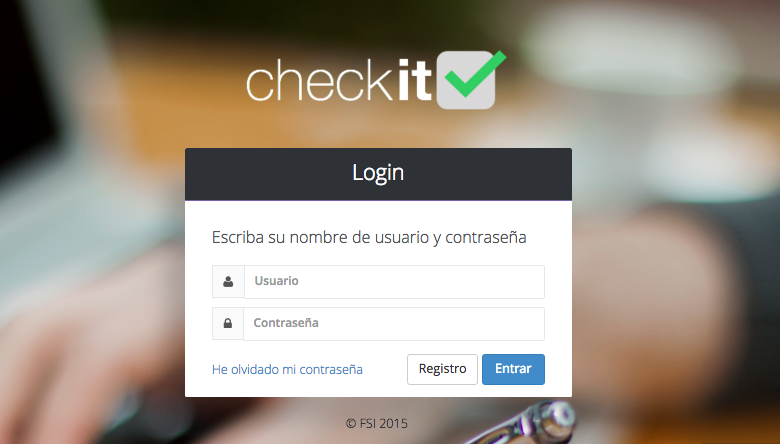 Login de Check-it